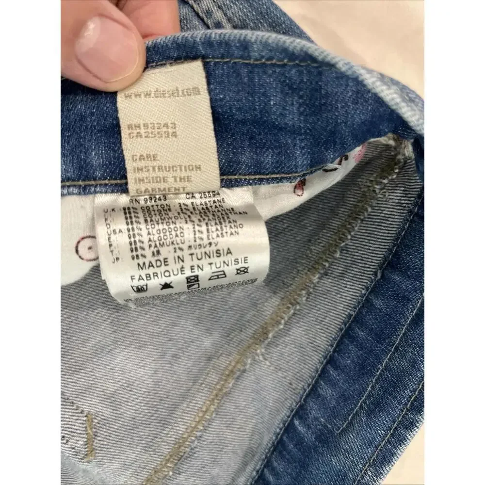 BEAUTIFUL WOMENS DIESEL JEANS 32x32 ZIVY 98% COTTON GREAT CONDITION!